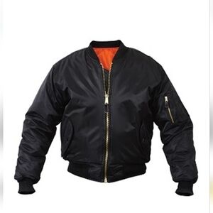 Womens Black Flight  Jacket